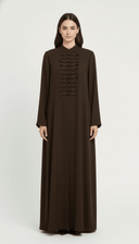 The Eiman Tailored Mandarin Silhouette Abaya - TAL by The Abaya Lab