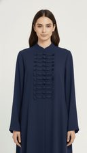 The Eiman Tailored Mandarin Silhouette Abaya - TAL by The Abaya Lab