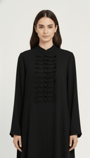 The Eiman Tailored Mandarin Silhouette Abaya - TAL by The Abaya Lab