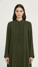 The Eiman Tailored Mandarin Silhouette Abaya - TAL by The Abaya Lab