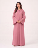 The Fariha Button Cuff Abaya - TAL by The Abaya Lab