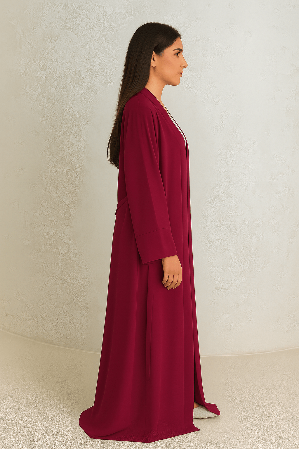 The Fatma Hot Pink Abaya - The Abaya Lab