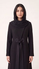 The Fida Asymmetric Tie-Front Tailored Abaya - TAL by The Abaya Lab