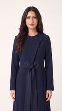 The Fida Asymmetric Tie-Front Tailored Abaya - TAL by The Abaya Lab