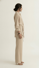 The Fida Tie-Waist Shirt Co-Ord Set - TAL by The Abaya Lab