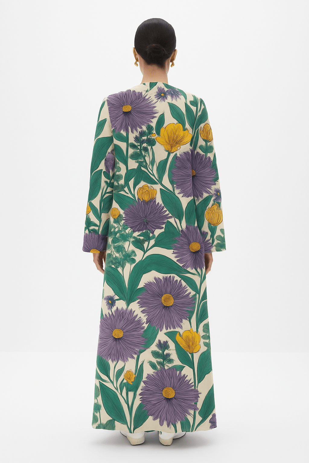 The Fun Floral Print Abaya - TAL by The Abaya Lab
