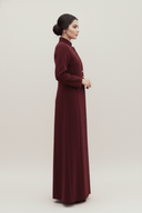 The Ghadeer Structured Button Abaya - TAL by The Abaya Lab