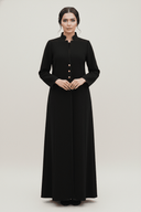 The Ghadeer Structured Button Abaya - TAL by The Abaya Lab