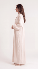 The Ghusoon Pleated Front Balloon Sleeve Abaya - TAL by The Abaya Lab