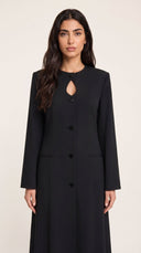 The Habiba Keyhole Neck Button Front Abaya - TAL by The Abaya Lab