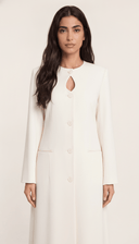 The Habiba Keyhole Neck Button Front Abaya - TAL by The Abaya Lab