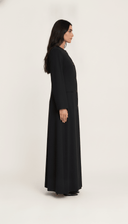 The Habiba Keyhole Neck Button Front Abaya - TAL by The Abaya Lab