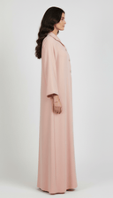 The Hadeel Minimal Pearl Button Abaya - TAL by The Abaya Lab