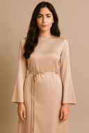 The Hafsa Blush Belle Dress - TAL by The Abaya Lab
