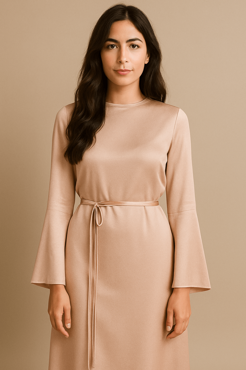 The Hafsa Blush Belle Dress - TAL by The Abaya Lab