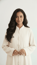 The Hala Celeste Mandarin Abaya - TAL by The Abaya Lab