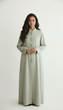 The Hala Celeste Mandarin Abaya - TAL by The Abaya Lab