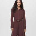 The Halima Deep Burgundy Dress - TAL by The Abaya Lab