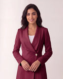 The Halima Shawl Collar Wrap Abaya - TAL by The Abaya Lab