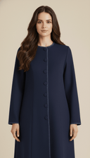 The Hamda Embroidery Detail and Button Abaya - TAL by The Abaya Lab