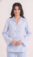 The Hamna Polka Dot Mandarin Button Detail Co-Ord Set - TAL by The Abaya Lab