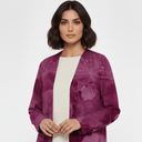 The Hana Deep Rose Floral Abaya - TAL by The Abaya Lab