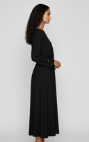 The Haneen Black Drawstring Waist Dress - TAL by The Abaya Lab