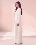 The Hareer Wrap Detail Abaya with Side Tie - TAL by The Abaya Lab