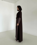 The Harper Chocolate Brown Abaya - TAL by The Abaya Lab