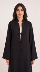 The Hawwa Double Button Detail Abaya - TAL by The Abaya Lab