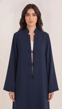 The Hawwa Double Button Detail Abaya - TAL by The Abaya Lab