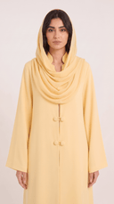 The Hawwa Double Button Detail Abaya - TAL by The Abaya Lab