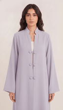 The Hawwa Double Button Detail Abaya - TAL by The Abaya Lab