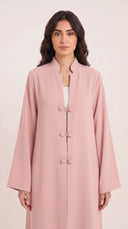 The Hawwa Double Button Detail Abaya - TAL by The Abaya Lab
