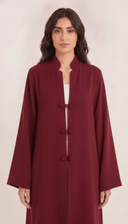 The Hawwa Double Button Detail Abaya - TAL by The Abaya Lab
