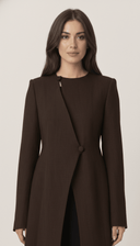 The Hayba Structured Wrap Elegance Abaya - TAL by The Abaya Lab