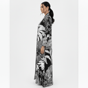 The Hessa B&W Architectural Abaya - TAL by The Abaya Lab