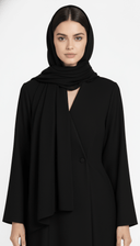 The Hessa Modern Collar Abaya - TAL by The Abaya Lab
