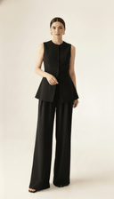 The Hessa Peplum Top & Wide - Leg Trouser Set - TAL by The Abaya Lab