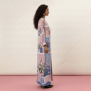 The Hessa Pink Flower Pot Abaya - TAL by The Abaya Lab