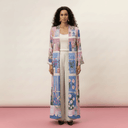 The Hessa Pink Flower Pot Abaya - TAL by The Abaya Lab