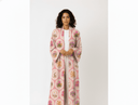 The Hind Pink Floral Abaya - TAL by The Abaya Lab