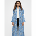 The Hind Sky Blue Floral Abaya - TAL by The Abaya Lab