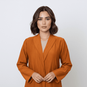 The Huda Coat Style Wrinkled Abaya - TAL by The Abaya Lab