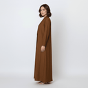 The Huda Coat Style Wrinkled Abaya - TAL by The Abaya Lab