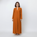 The Huda Coat Style Wrinkled Abaya - TAL by The Abaya Lab
