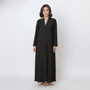 The Huda Coat Style Wrinkled Abaya - TAL by The Abaya Lab