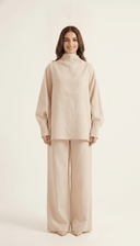 The Intisar High Neck Relaxed Co-Ord Set - TAL by The Abaya Lab