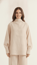 The Intisar High Neck Relaxed Co-Ord Set - TAL by The Abaya Lab