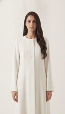 The Ismat Minimal Panel Detail Abaya - TAL by The Abaya Lab